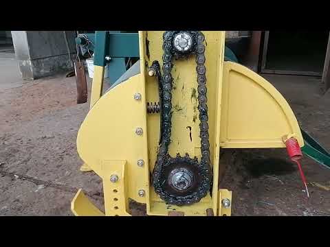 Видео: Успокоитель цепи самодельной почвофрезы.