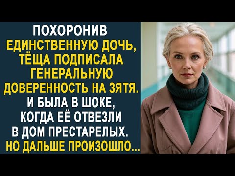 Видео: Потеряв единственную дочь, тёща подписала доверенность на зятя. Но когда её отвезли в приют...