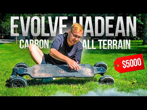 Видео: 6000W!!! САМЫЙ МОЩНЫЙ Электроскейт Evolve / Обзор на Hadean Carbon All Terrain