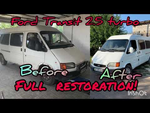 Видео: Восстановление Ford Transit после 1 000 000 км / Ford Transit 2.5 tdi