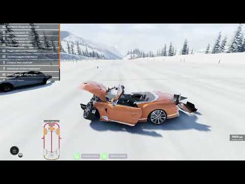 Видео: Смертельный снежный спуск | BeamNG Drive