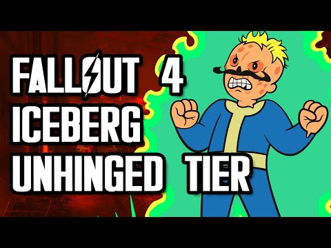 Видео: Пятая фракция, отец синтов и Древние боги | Уровень Unhinged | Fallout 4 Iceberg Tier 5