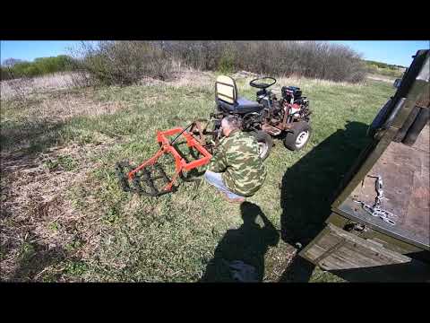 Видео: Выезд с "культиватором"