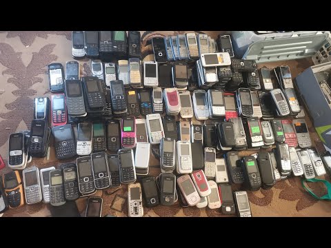 Видео: ☢️Уникальный ящик 30кг Nokia из 2000х!!! ☢️  😱😀Разбор огромной коробки с раритетными телефонами!!👍🤠