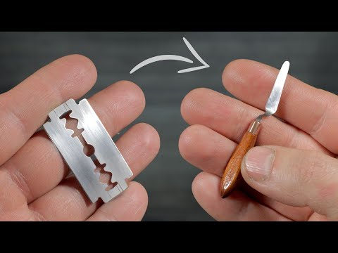 Видео: DIY - Делаю самый маленький мастихин для живописи