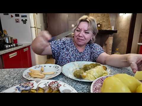 Видео: МУКБАНГ 🍽 СКУМБРИЯ С КАРТОШКОЙ,СОЛЁНЫЕ ПОМИДОРЫ,ХРУСТИТ КАПУСТА🙉. MUKBANG 💥smoked fish with potatoes