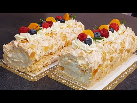 Видео: OG'IZDA ERIYDIGAN OSON RULET! Меренговый РУЛЕТ - самый самый удачный РЕЦЕПТ. Merengali Rulet.