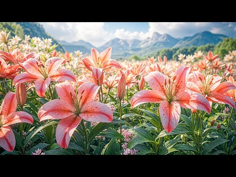 Видео: Звуки леса и цветочных полей🌺🌺Музыка помогает успокоить душу и тело в полной гармонии