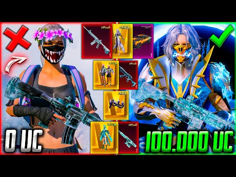 Видео: 🤑 100 000 UC - САМАЯ ДОРОГАЯ ПРОКАЧКА АККАУНТА В PUBG MOBILE! ВЫБИЛ ВСЕ СКИНЫ В ПУБГ МОБАЙЛ