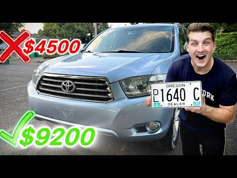 Видео: Я купил разбитую Toyota Highlander и получил ОГРОМНУЮ прибыль |
