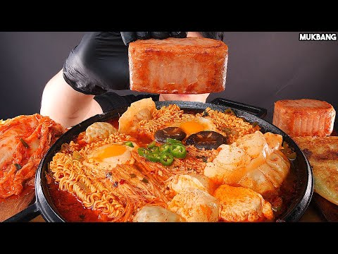 Видео: острая лапша с тофу и клецки, колбаса Spicy Tofu Noodles 🍜 EATING ASMR MUKBANG