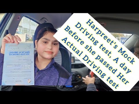 Видео: Пробный экзамен по вождению Харприт в экзаменационном центре Фернвилл (Лидс) | Маршрут теста #мар...