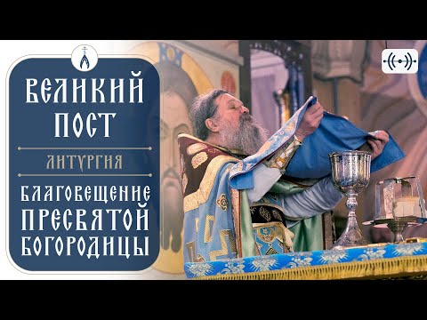 Видео: БОЖЕСТВЕННАЯ ЛИТУРГИЯ. Трансляция 7 апреля (пятница) в 9:00