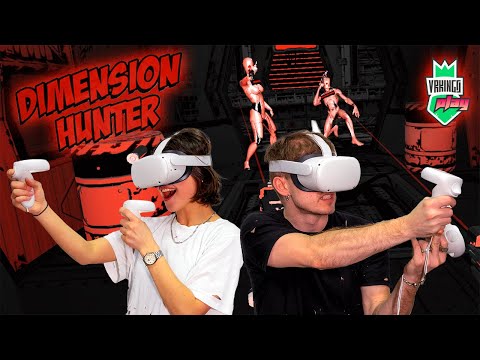Видео: САМЫЙ ХАРДКОРНЫЙ ШУТЕР (ИЛИ НЕТ?) · VR KINGS И ДЕВУШКИ играют в DIMENSION HUNTER VR · 4й Летсплей