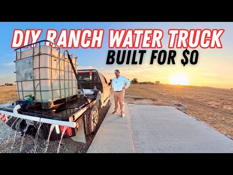 Видео: Мы построили самодельный ранчо-трейлер для перевозки воды за 0 долларов, используя то, что у нас ...