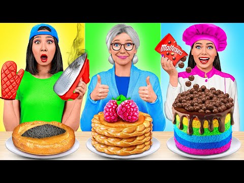 Видео: Кулинарный Челлендж: Я против Бабушки | Сумасшедший челлендж от Multi DO Challenge