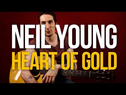 Видео: Как играть на акустике Neil Young Heart of Gold разбор песни - Уроки игры на гитаре Первый Лад