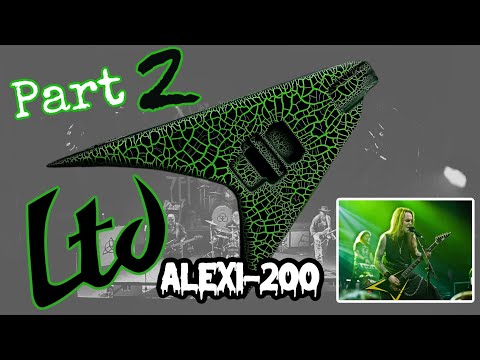 Видео: Проект ESP LTD Alexi, часть 2 / Краска с трещинами