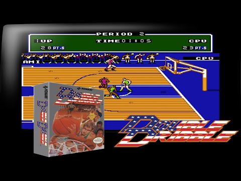 Видео: Double Dribble - Двойной Дриблинг - Баскетбол / Денди / Dendy / NES / Famicom / Nintendo