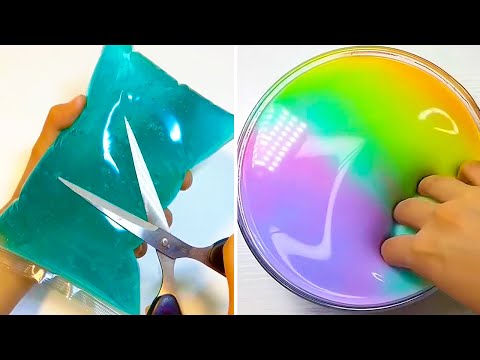 Видео: Удовлетворяющая слизь ASMR | Расслабляющее видео слизи #  541