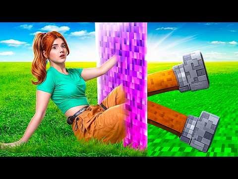 Видео: Я выжил в Minecraft! Забавный Xеллендж! На меня Охотятся в Minecraft!