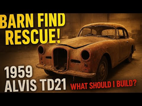 Видео: Находка из амбара восстановлена! Раскопки забытого Alvis TD21 1959 года после десятилетий забвения