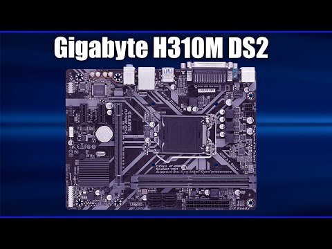 Видео: Материнская плата Gigabyte H310M DS2