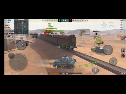 Видео: играю в tanks blitz без поражения