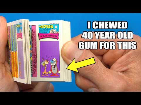 Видео: Я жевал 40-летнюю жвачку для этого комикса Nickelodeon