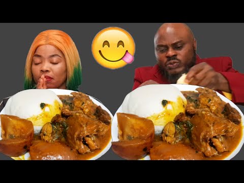 Видео: уморительно | кража у жены *пошла не так* | вкусный суп Огбоно и фуфу | африканская еда asmr