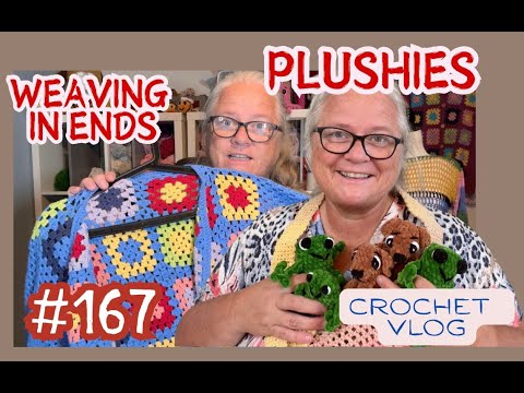 Видео: #167 Вплетаем концы ниток и делаем #плюшевые игрушки и #сетчатую сумку