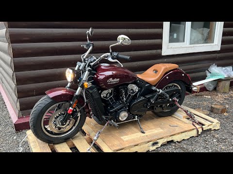 Видео: Новый Indian Scout 2023г, 1200i - 100 лс, цена 3.000.000 рублей.