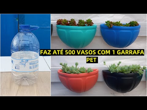Видео: ВАЗЫ, ИЗГОТОВЛЕННЫЕ ИЗ ПЭТ-БУТЫЛОК, СОСТАВЛЯЮТ ДО 5000 ВАЗ ИЗ ЦЕМЕНТА