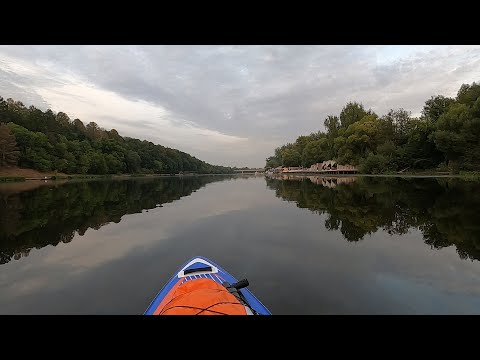 Видео: Сплав на сапборде | Истра и Москва река | Павловская Слобода - Ильинское | 21 км