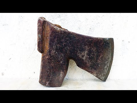 Видео: Реставрация Старинного Финского Топора Келлокоски