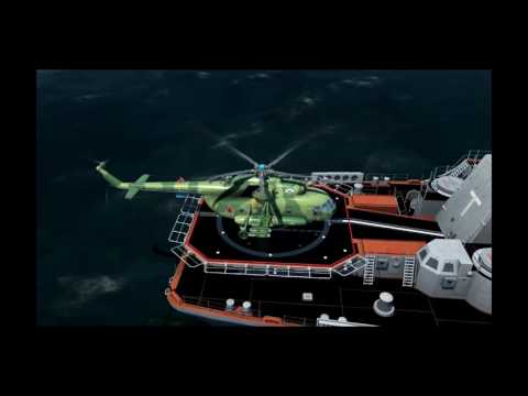 Видео: DCS World.  Ми 8МТВ2.  Посадки-2