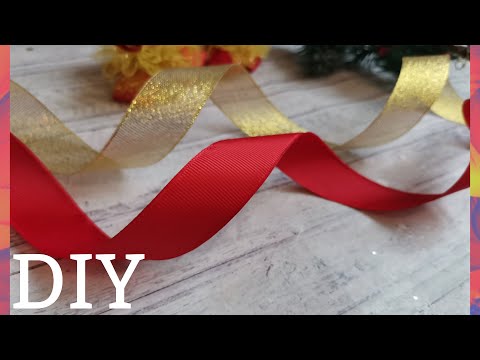 Видео: ПОВТОРИТЕ их! Красивые зимние банты из лент/мк/diy/tutorial/ribbon bows/kanzashi
