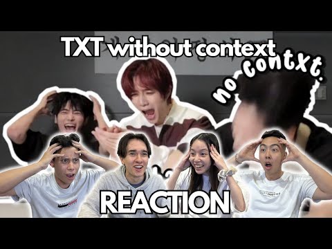 Видео: TXT БЕЗ КОНТЕКСТНОЙ РЕАКЦИИ!!