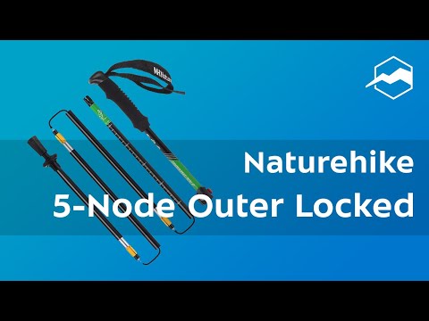 Видео: Треккинговая палка Naturehike 5-Node Outer Locked Folding. Обзор