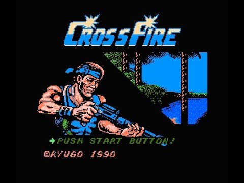 Видео: Полное прохождение денди ( Dendy, Nes ) - Cross Fire / Перекрёстный огонь
