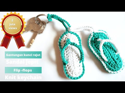 Видео: шлепанцы крючком брелок |  шлепанцы брелок спицами (подзаголовок)