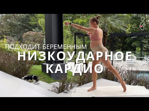 Видео: ПОТНОЕ НИЗКОУДАРНОЕ КАРДИО  / тренировка без прыжков / фитнес для беременных