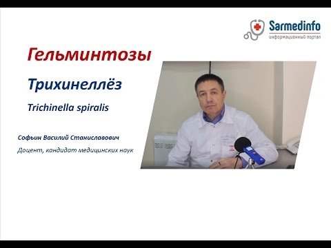 Видео: Гельминтозы - трихинеллёз