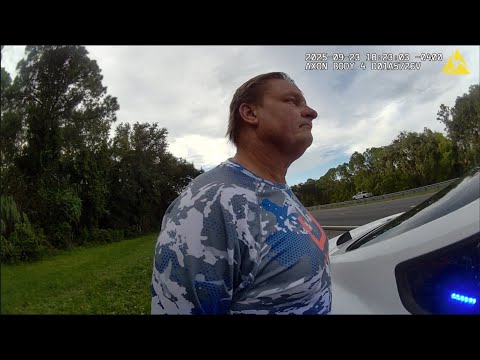 Видео: Мужчину остановили после превышения скорости 107 миль в час, когда он ехал к парикмахеру