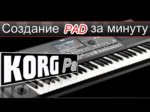 Видео: Создание ПЭДа без записи в синтезаторе ⭐ Creating a New PAD without recording in Korg Pa900