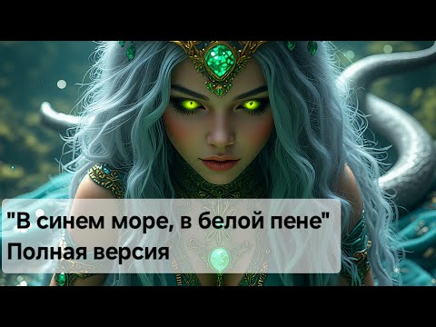 Видео: В синем море, в белой пене (Полная версия). Нейро клип от ИИ, #music #song #witch #музыка  #ведьма