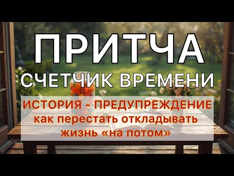 Видео: Всё откладываешь на потом ? — послушай эту историю, пока не стало слишком поздно! 