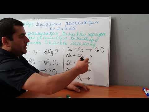 Видео: 17ум Мавзӯъ    Муодилаи реаксияҳои химиявӣ.