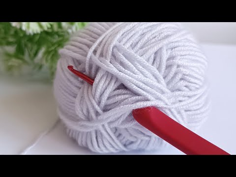 Видео: Эта схема вязания крючком просто потрясающая! Необычное и простое вязание крючком.