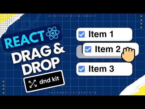 Видео: React Drag And Drop (dnd-kit) | Учебник для начинающих
